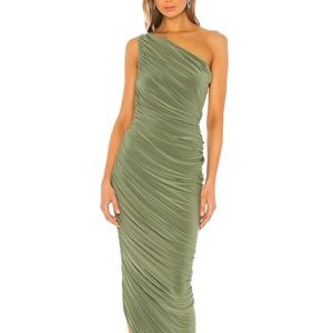 Norma Kamali “Diana Gown” in color Celadon. Excellent condition, worn once!